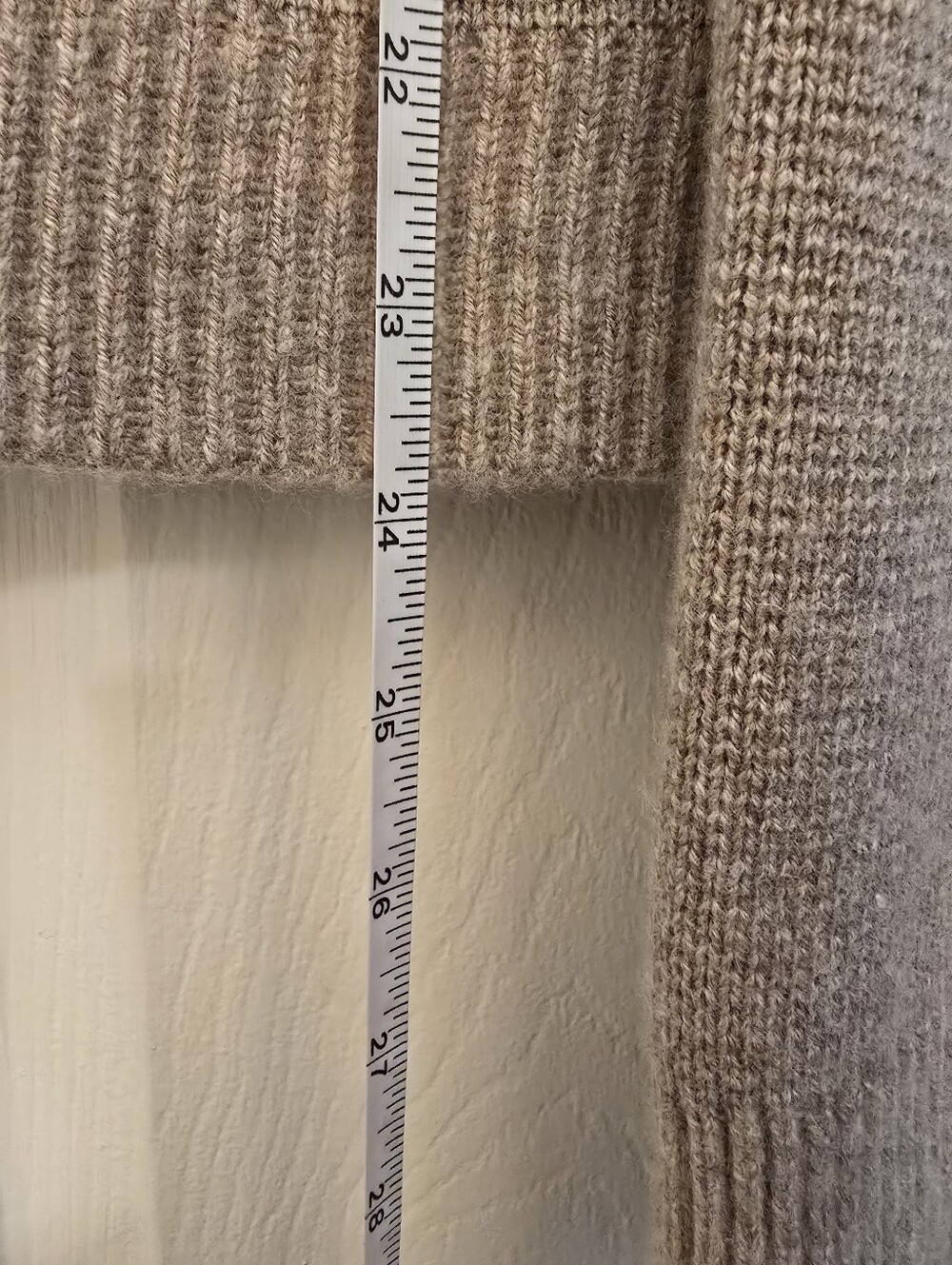 Jenni Kayne Cooper Cardigan, Wool & Cashmere - Taupe, Size M - Picture 11 of 13